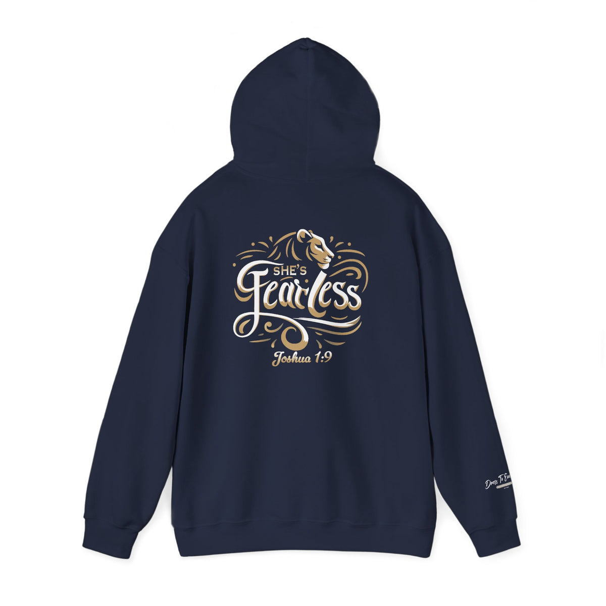She’s Fearless Christian Hoodie | Joshua 1:9