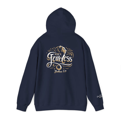 She’s Fearless Christian Hoodie | Joshua 1:9