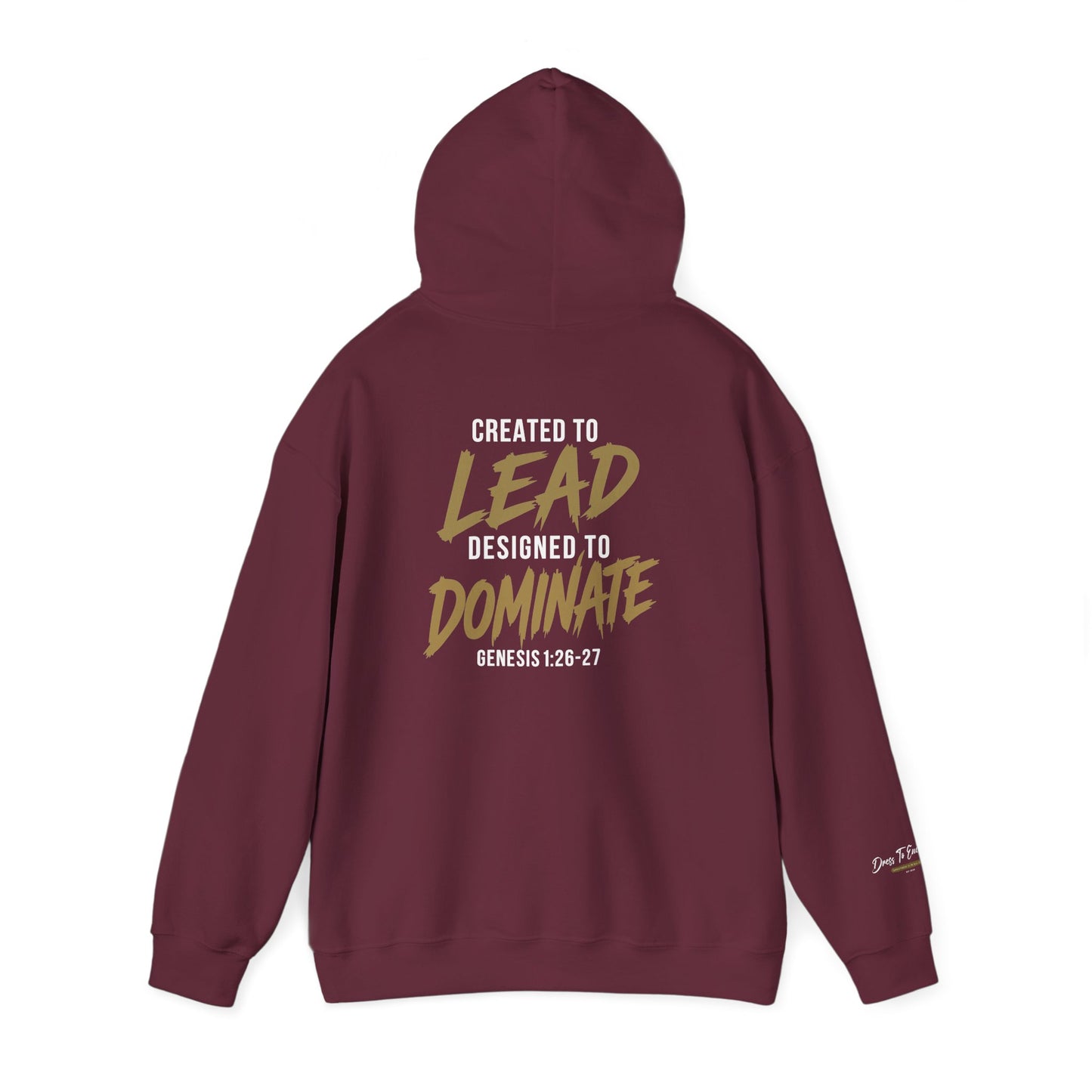 Created to Lead, Designed to Dominate Christian Hoodie | Genesis 1:26–27
