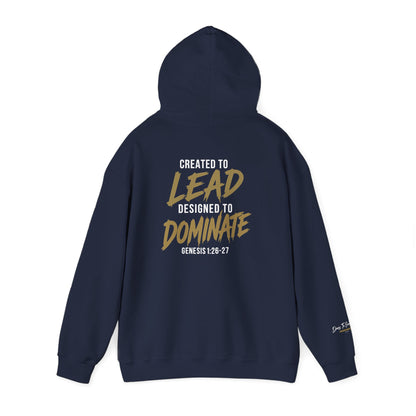 Created to Lead, Designed to Dominate Christian Hoodie | Genesis 1:26–27