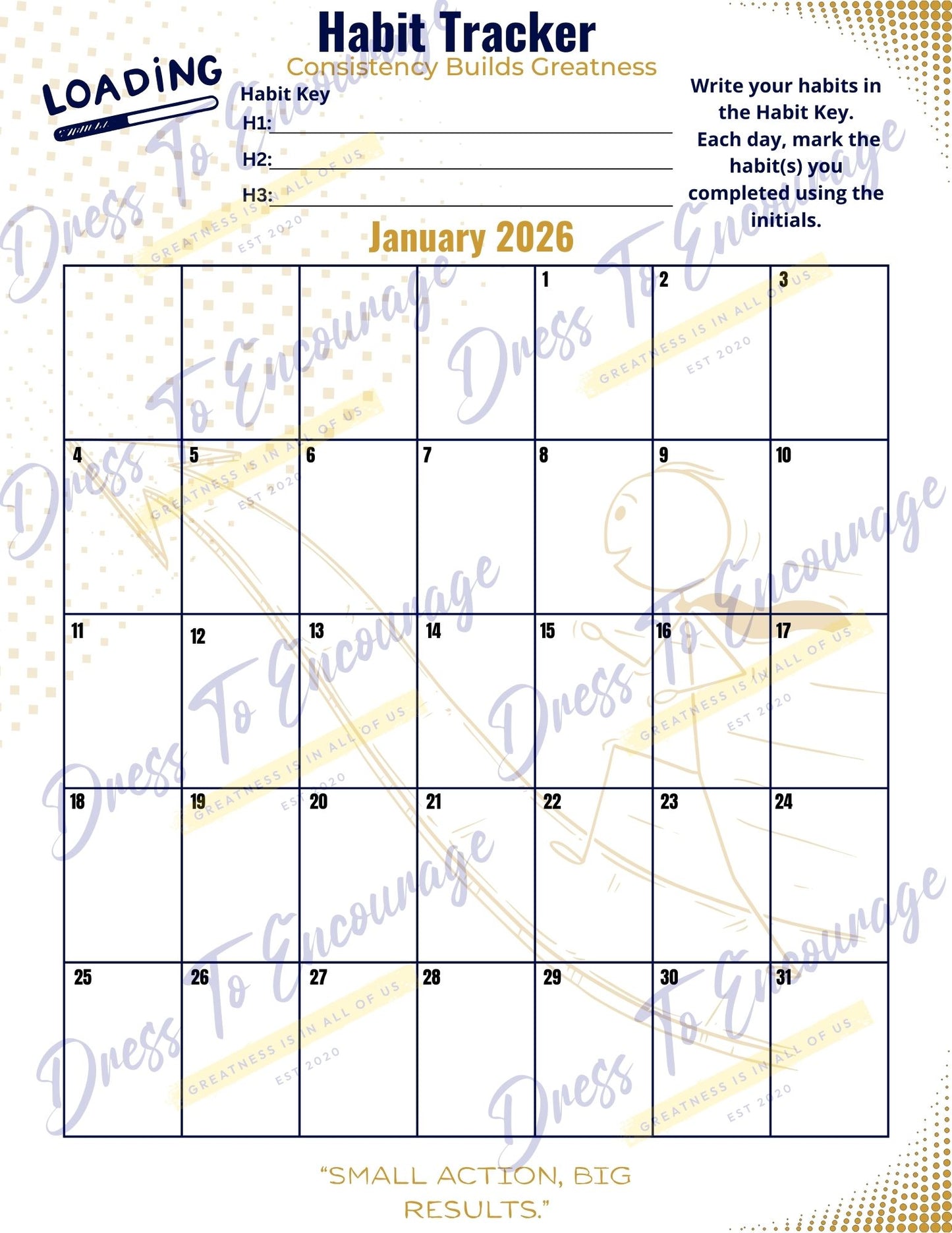 2026 Goal-Setting Program (Full Worksheet)