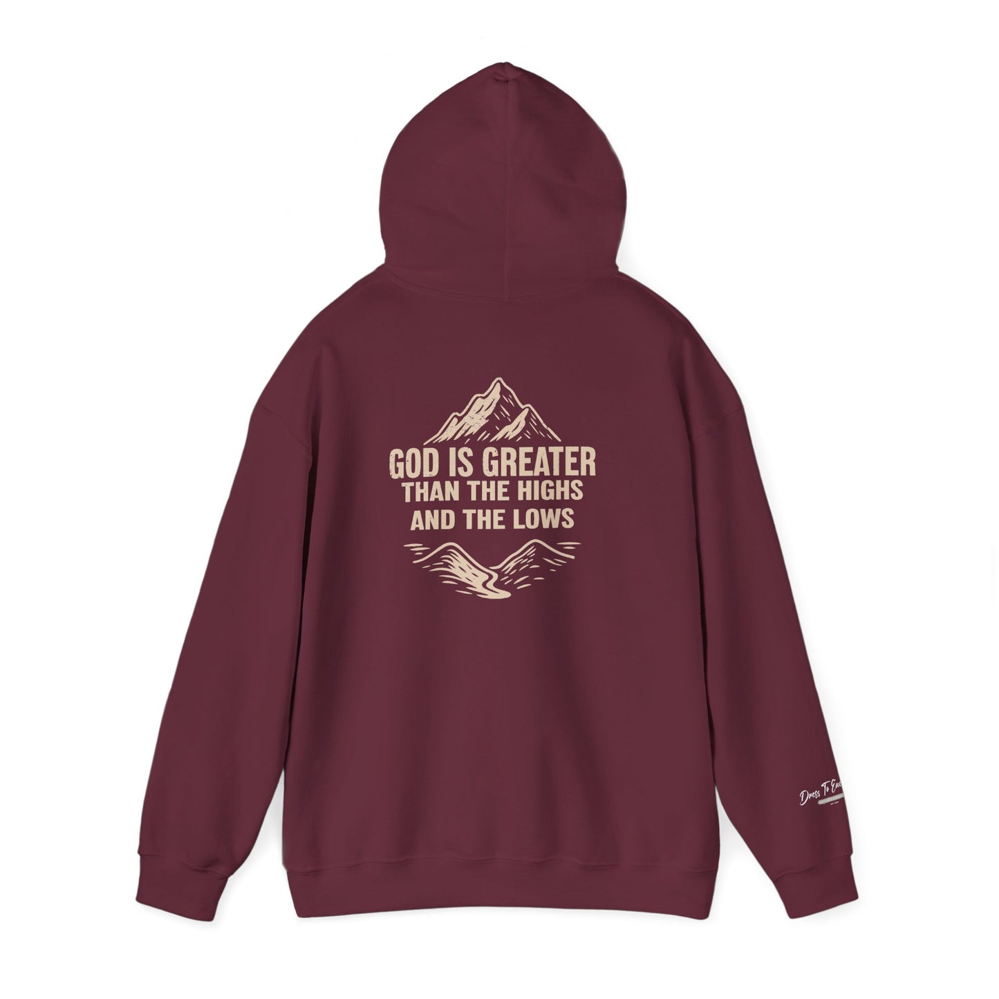God Is Greater Hoodie | Christian Faith Hoodie