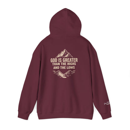 God Is Greater Hoodie | Christian Faith Hoodie