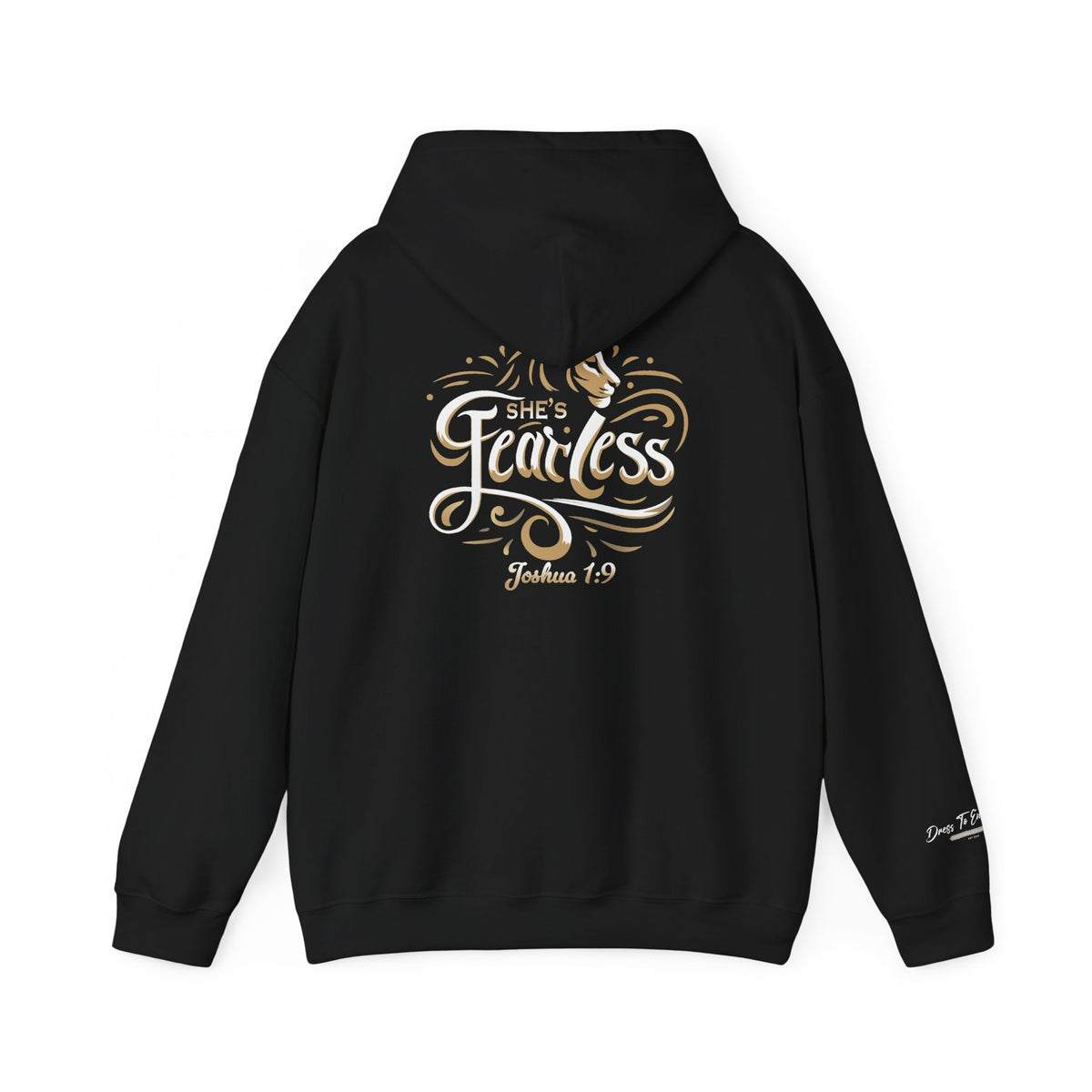 She’s Fearless Christian Hoodie | Joshua 1:9