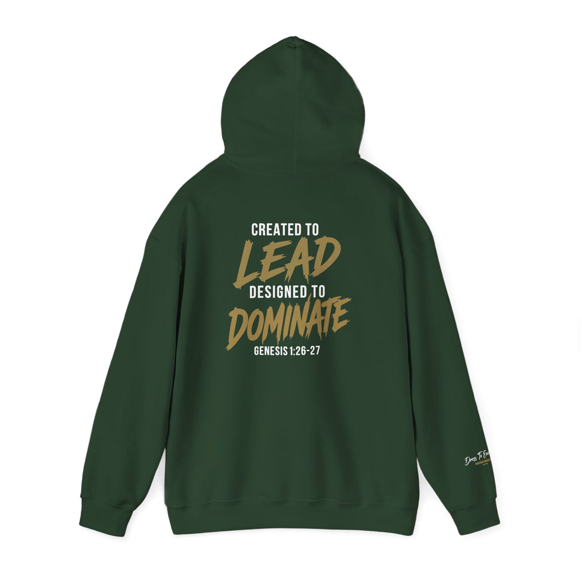 Created to Lead, Designed to Dominate Christian Hoodie | Genesis 1:26–27