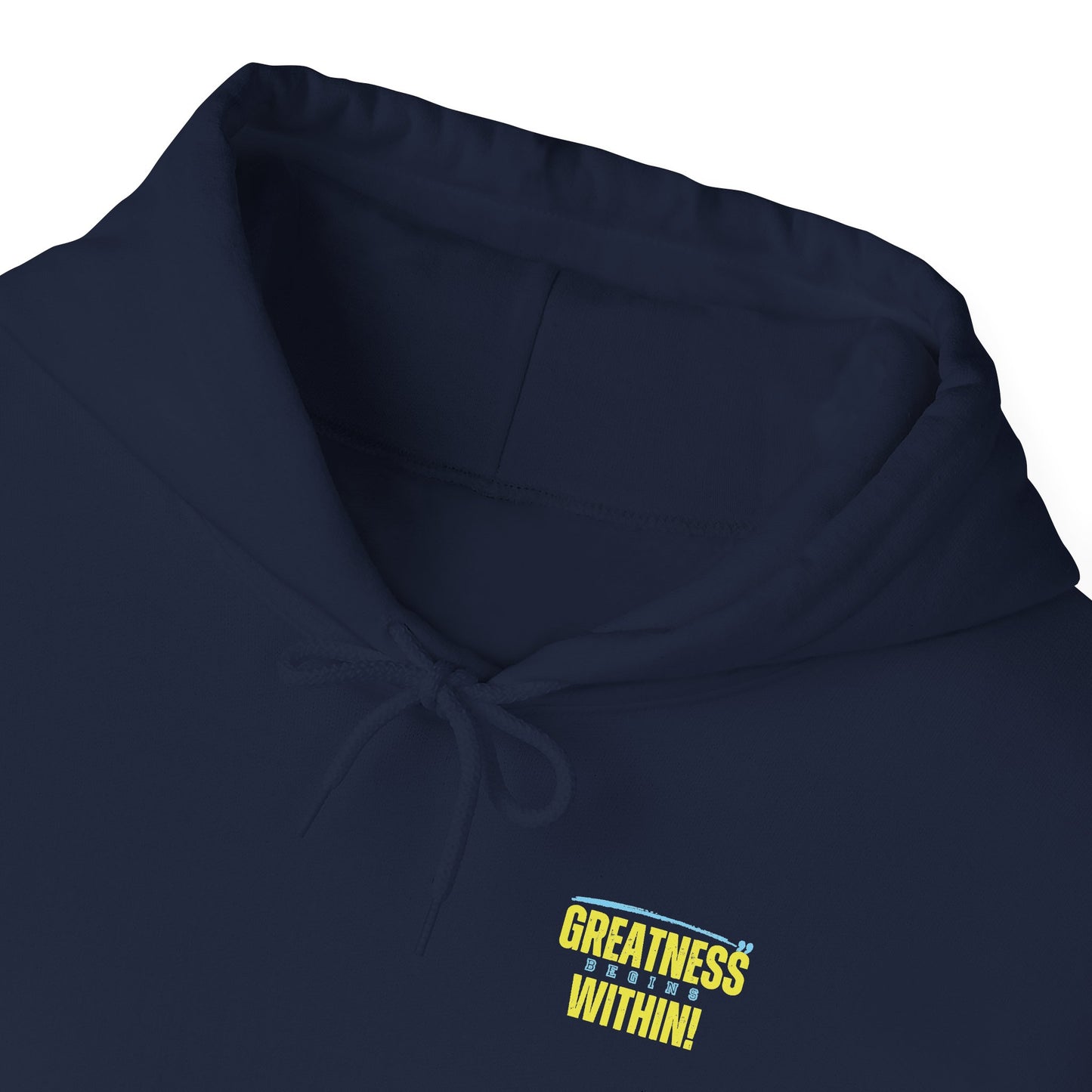Greatness Begins Within Motivational Hoodie | Inspirational Unisex Pullover