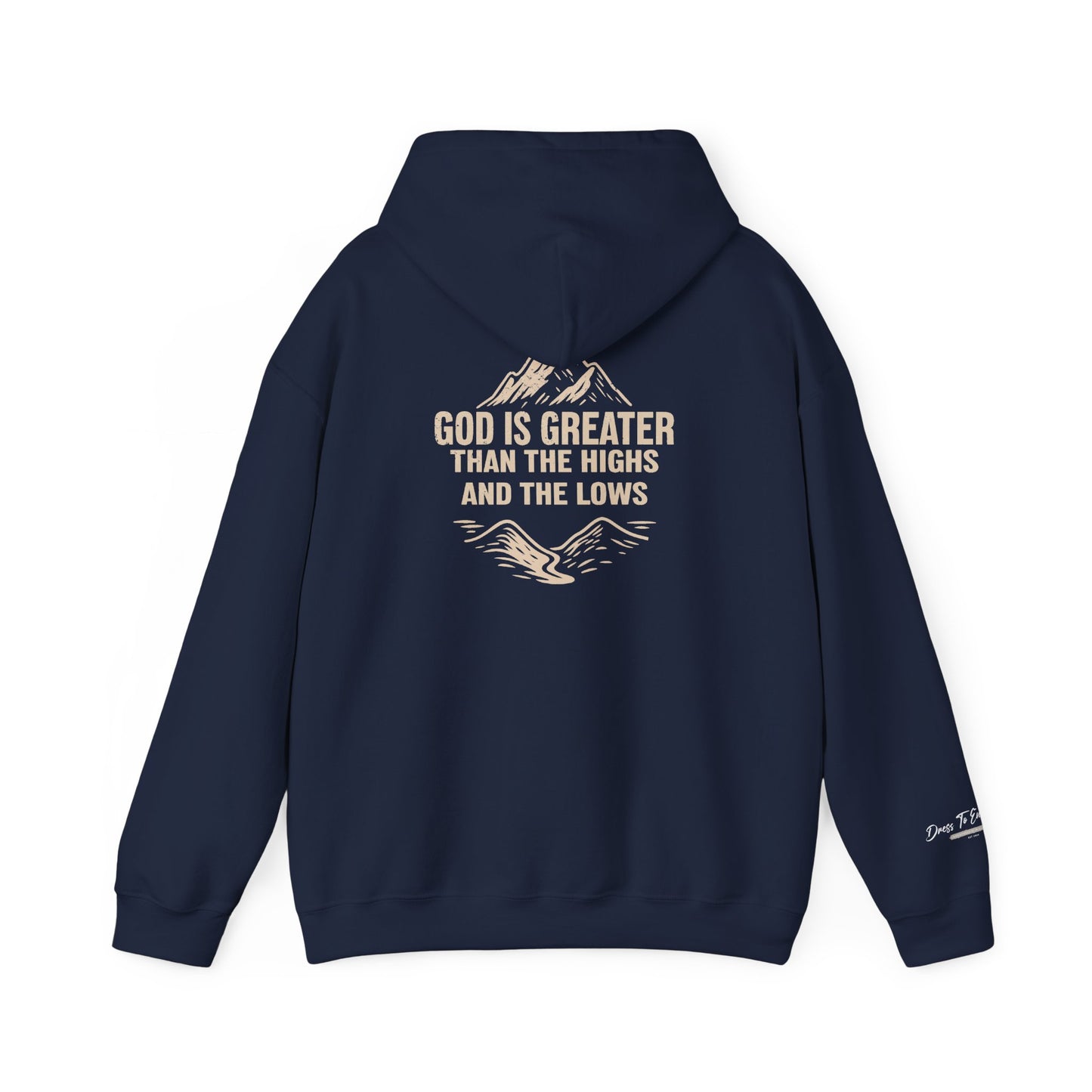 God Is Greater Hoodie | Christian Faith Hoodie