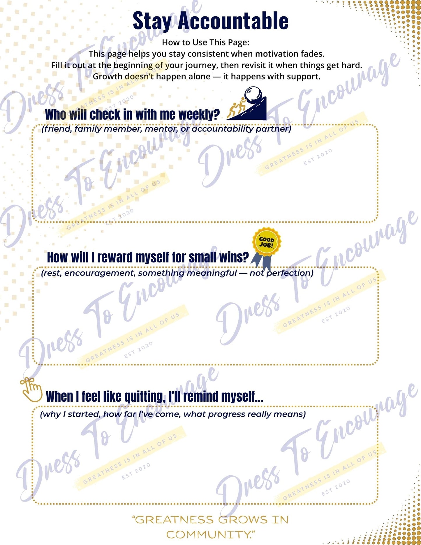 2026 Goal-Setting Program (Full Worksheet)