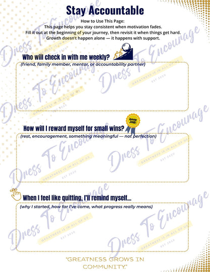 2026 Goal-Setting Program (Full Worksheet)