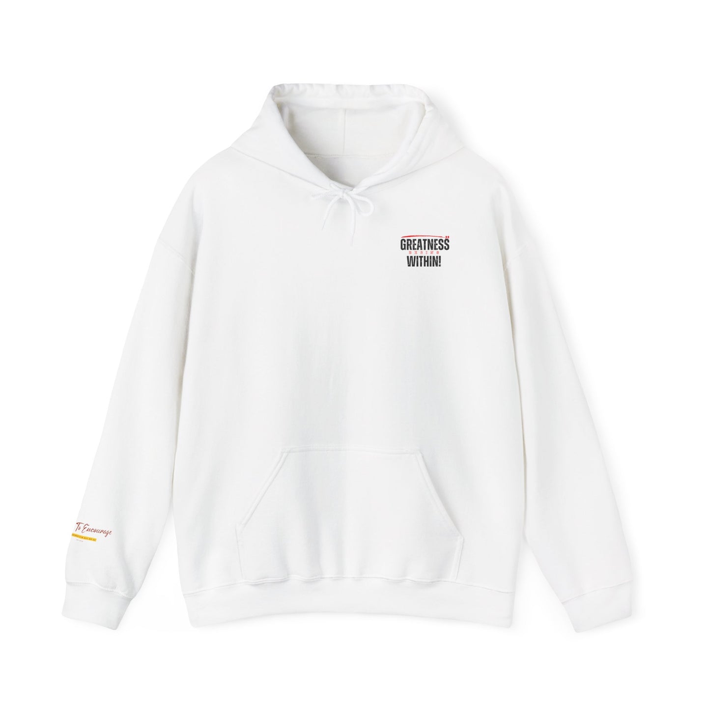Greatness Begins Within Motivational Hoodie | Inspirational Unisex Pullover