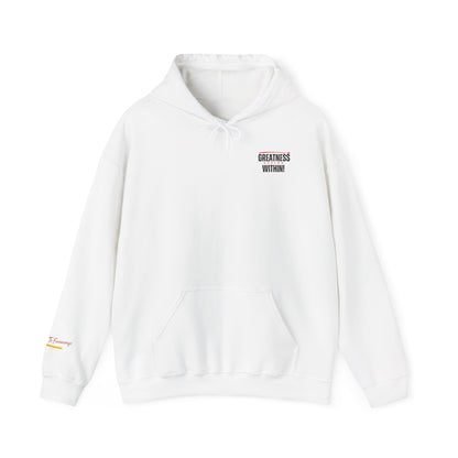 Greatness Begins Within Motivational Hoodie | Inspirational Unisex Pullover