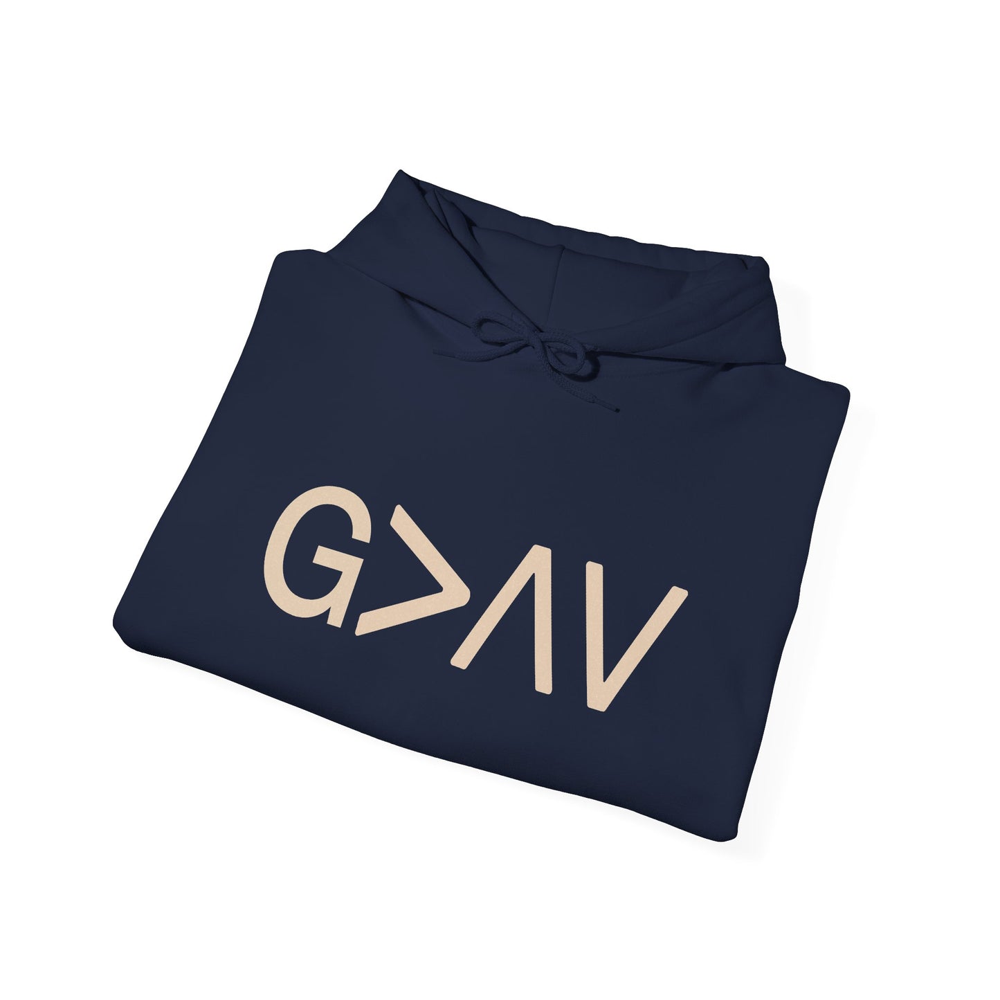 God Is Greater Hoodie | Christian Faith Hoodie