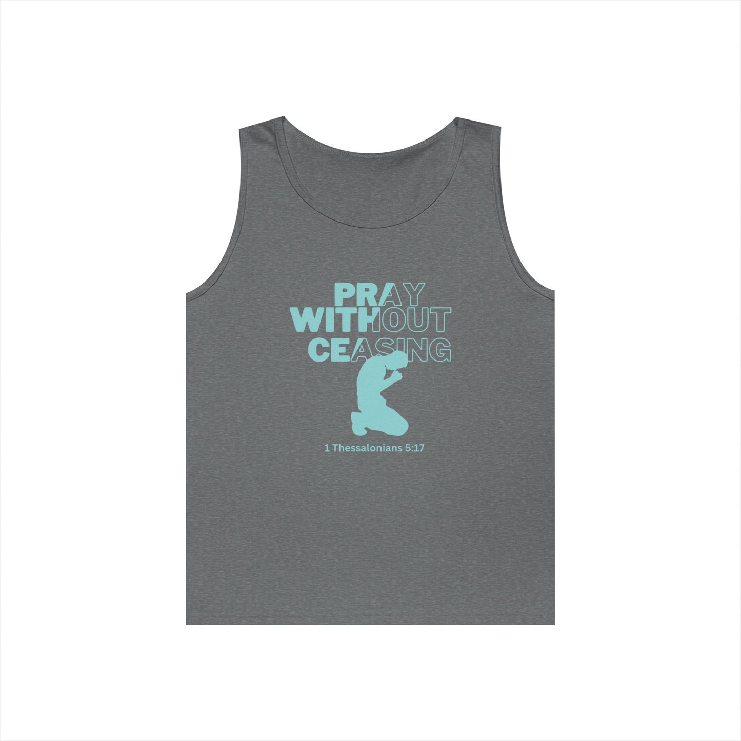 Pray Without Ceasing Men’s Tank Top – 1 Thessalonians 5:17