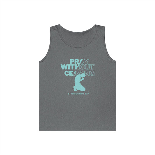 Pray Without Ceasing Men’s Tank Top – 1 Thessalonians 5:17