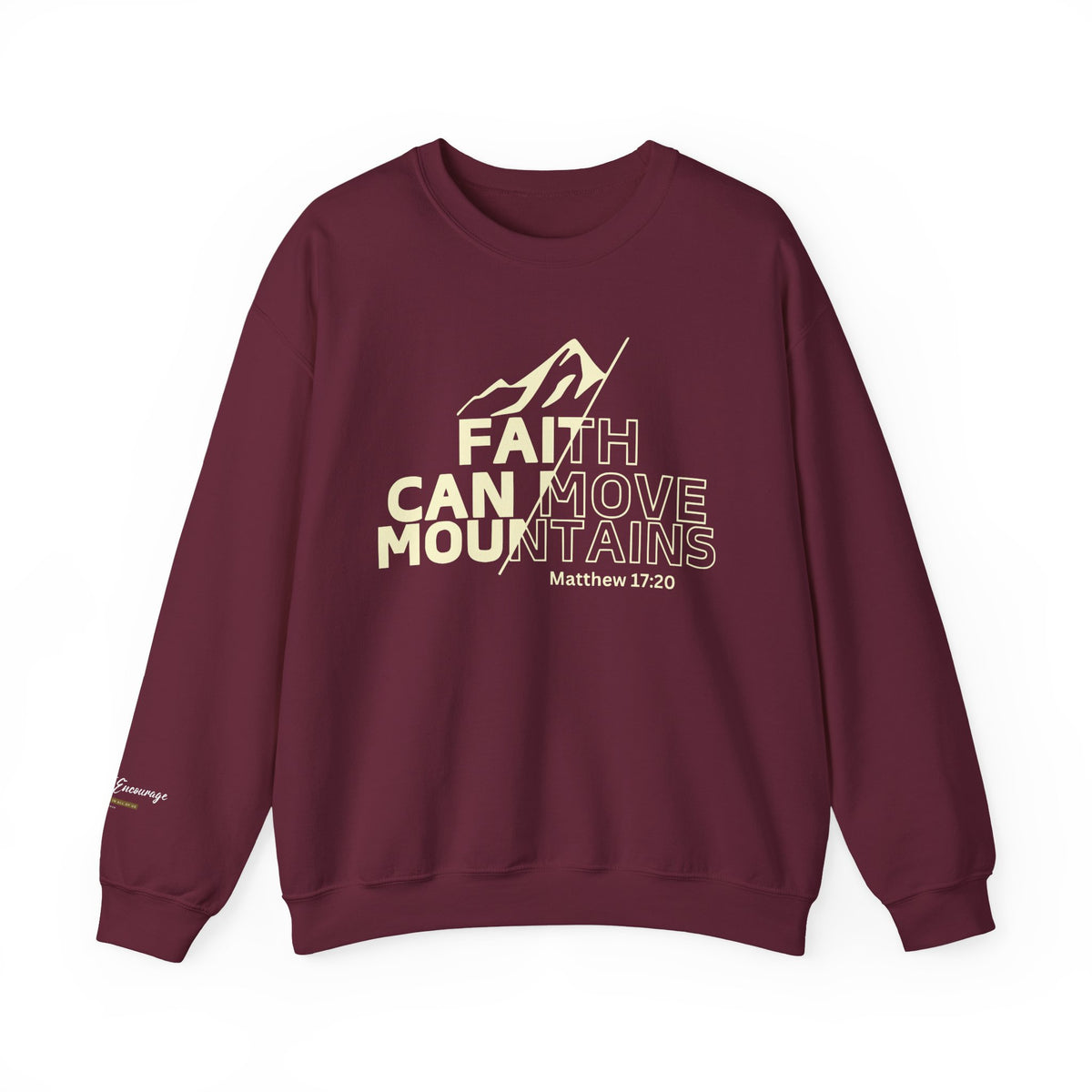 Faith Can Move Mountains Crewneck