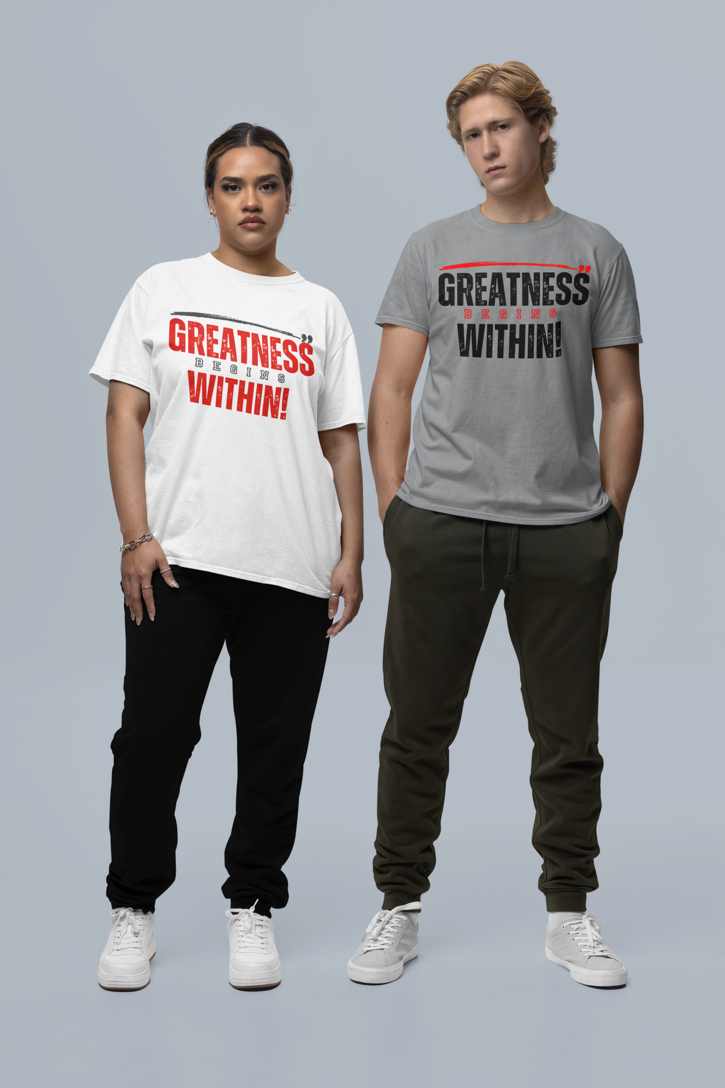 Greatness Within T-Shirt — Inspirational Motivational Tee