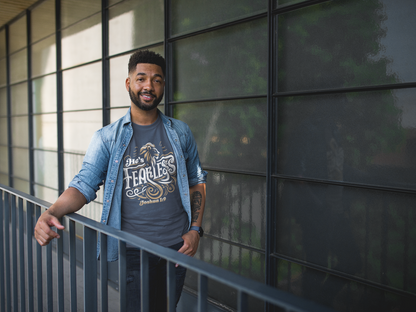 He's Fearless — Joshua 1:9 Men's Tee