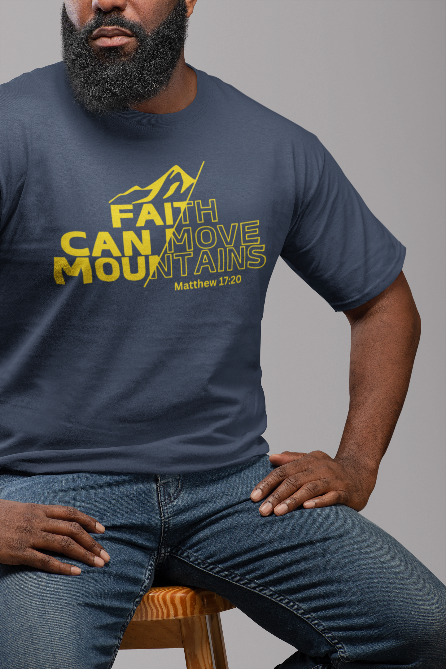 Faith Can Move Mountains Christian T-Shirt